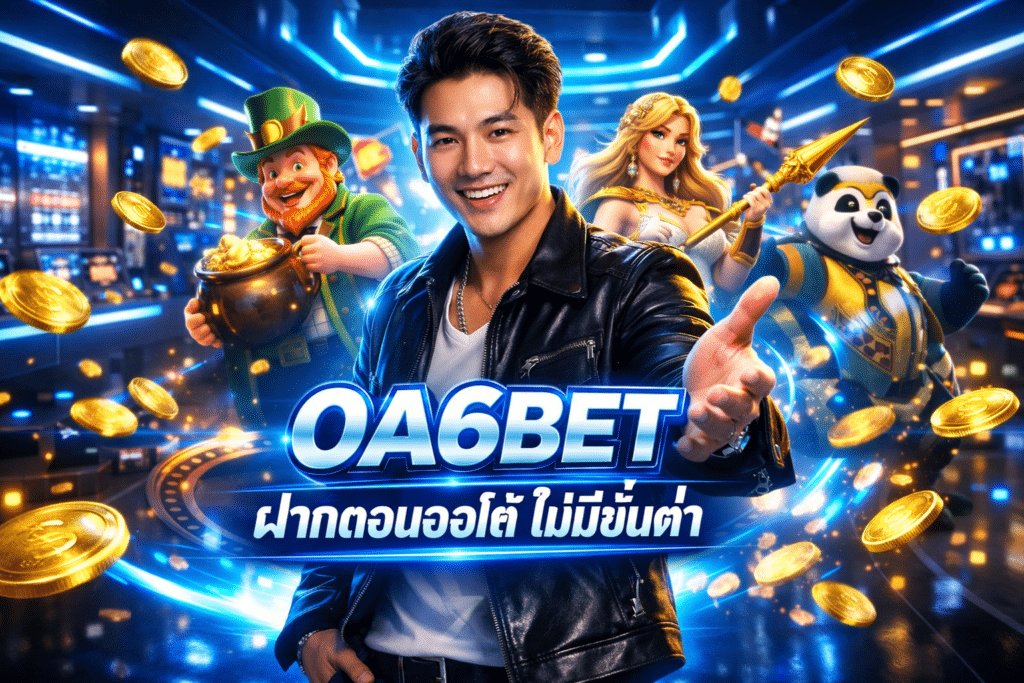 OA6BET ฝากถอนออโต้ ไม่มีขั้นต่ำ รับวอเลท ระบบเร็ว